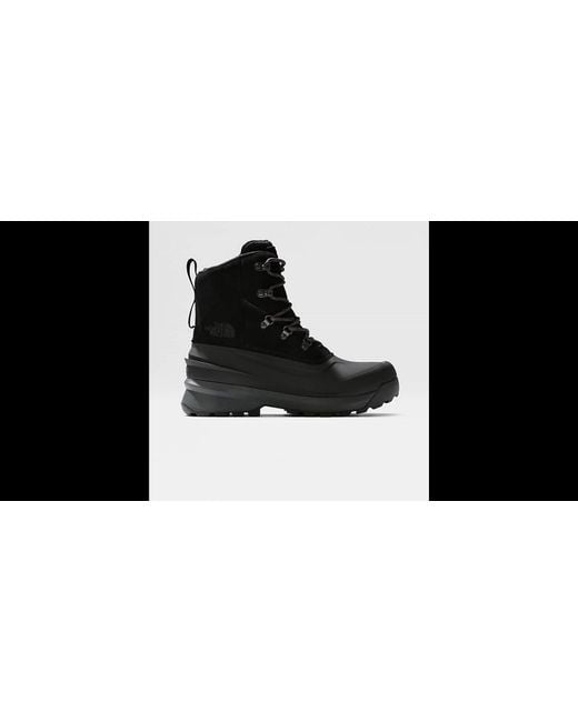 The North Face Black Chilkat V Lace 5lw3 Men Suede Waterproof Hiking Boot Rns029 for men