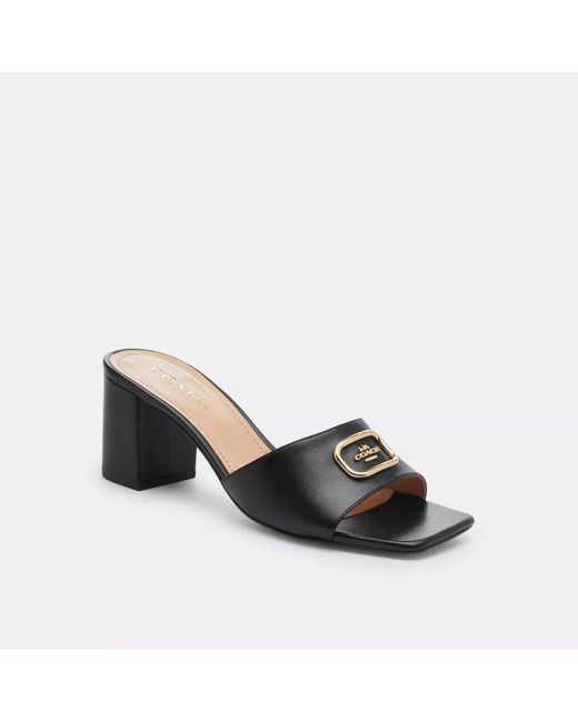 【トラン】COACH ナイオミー サンダル COACH Niomie Sandal in Black | Lyst