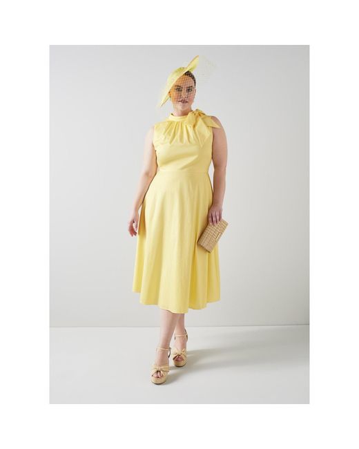 L.K.Bennett Yellow Freud Dresses