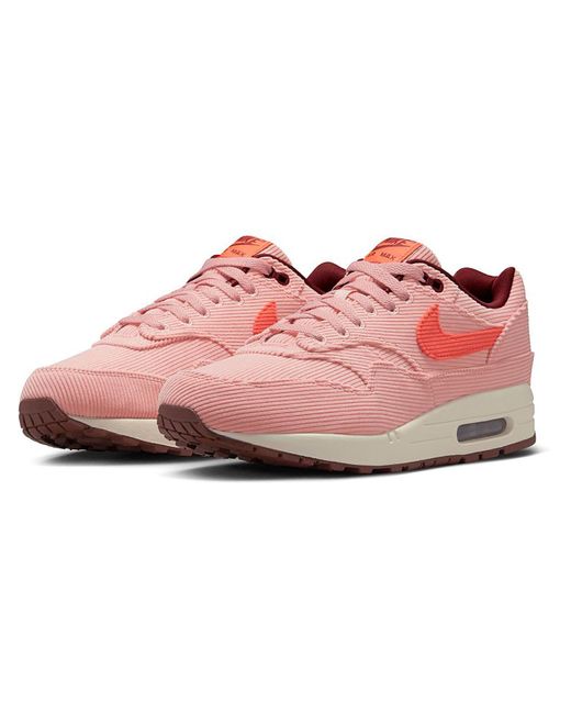 Nike Pink Air Max 1 Prm Fashion Lifestyle Casual And Fashion Sneakers