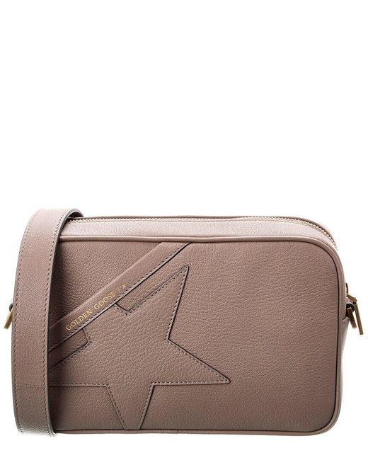 Golden Goose Deluxe Brand Brown Star Leather Shoulder Bag