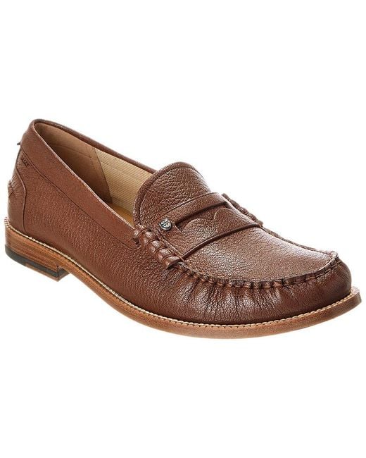 Bally Brown Ron Leather Loafer for men