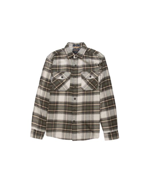 Pendleton Gray Burnside Flannel Shirt for men