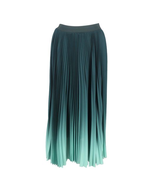 Max Mara Green Weekend Fulcro Pleated Midi Skirt