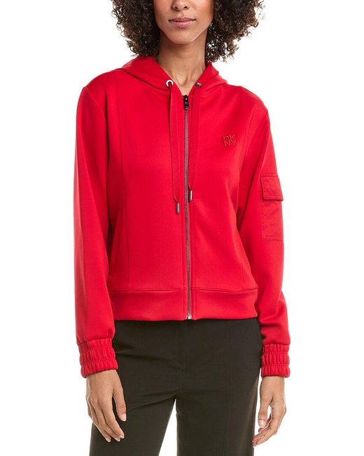 DKNY Red Patch Soft Jacket