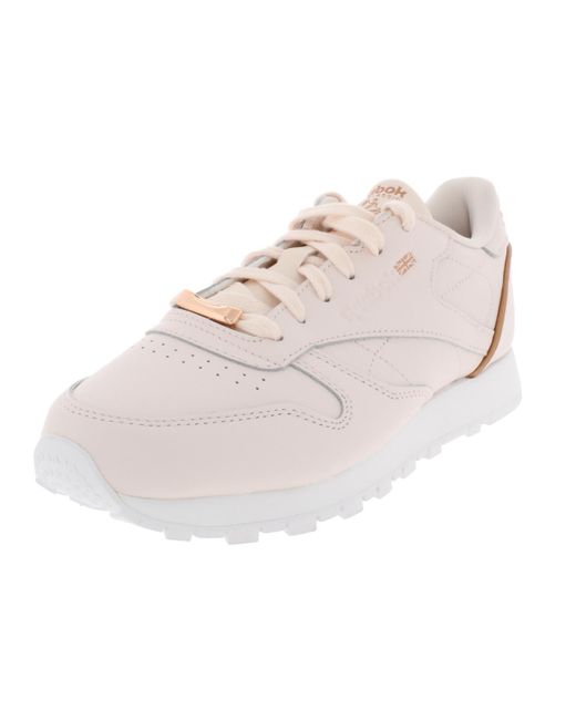 Reebok Natural Classic Leather Low Top Trainers