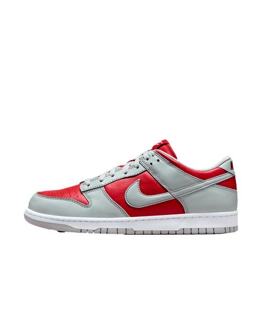Nike Red Dunk Low Qs Varsity for men