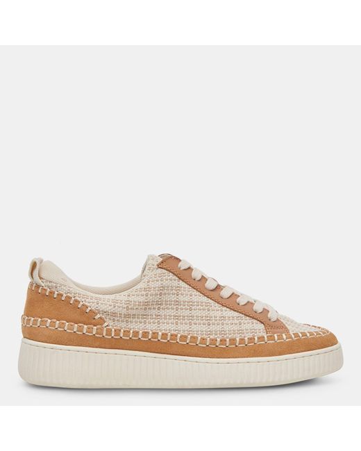 Dolce Vita Natural Nicona Sneakers Brown Woven