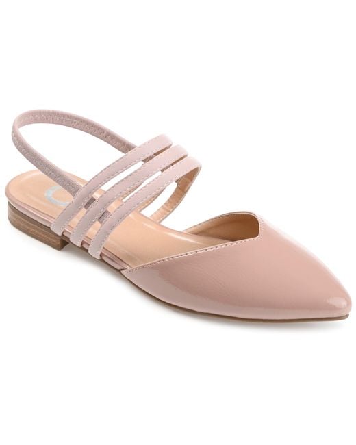 Journee Collection Pink Collection Brinney Flat