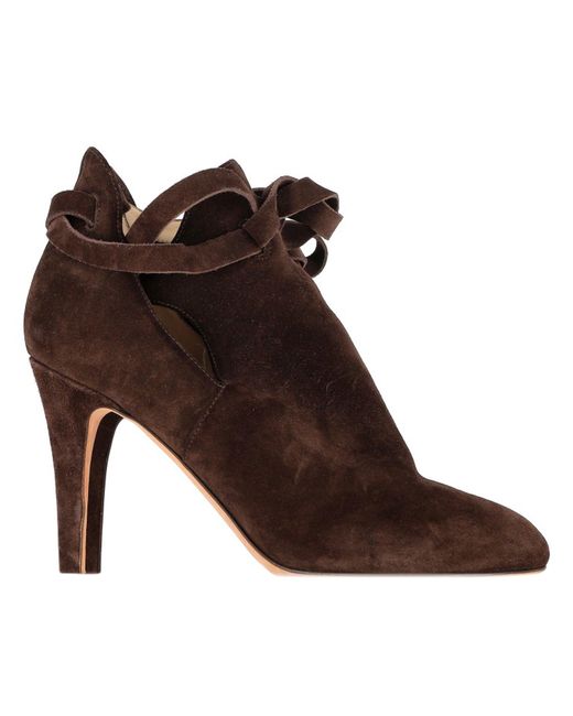 Jimmy Choo Marina Ankle Boots In Brown Lyst