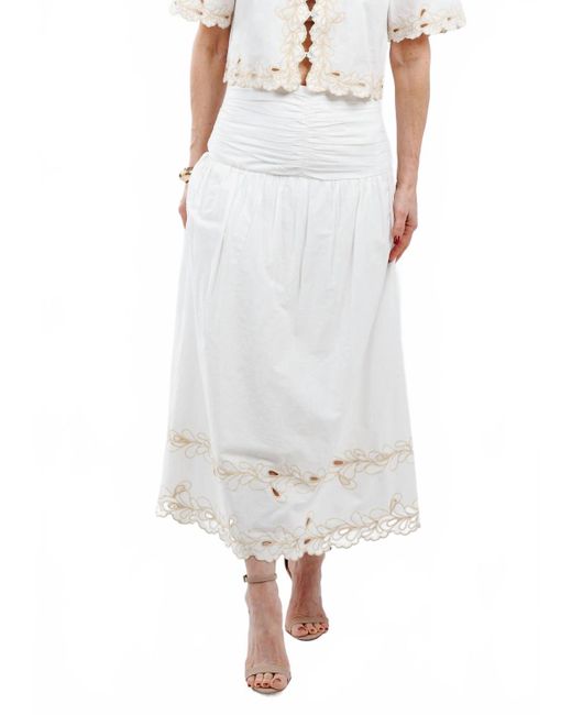 Rails White Sol Skirt