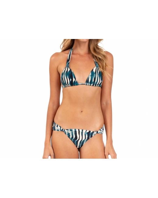 Rio De Sol Black Mel Bikini Bottom