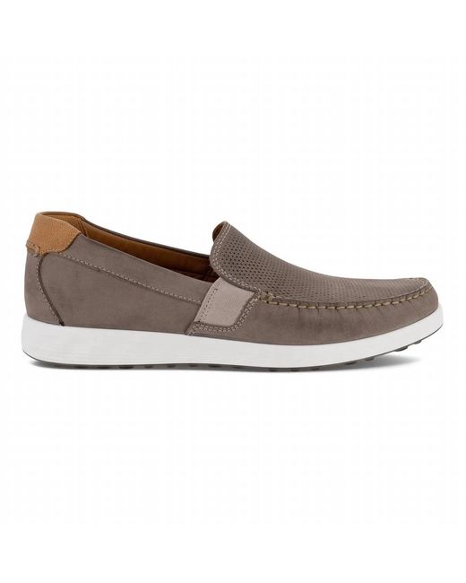 Ecco Gray S Lite Moccasin for men