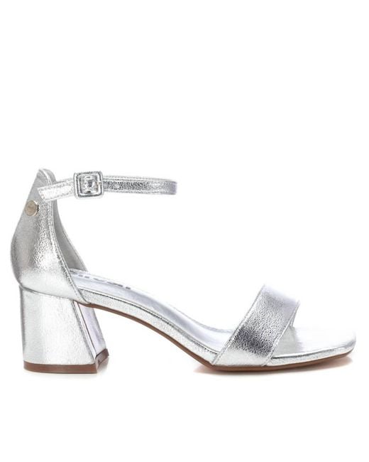 Xti White Heeled Sandals Refresh
