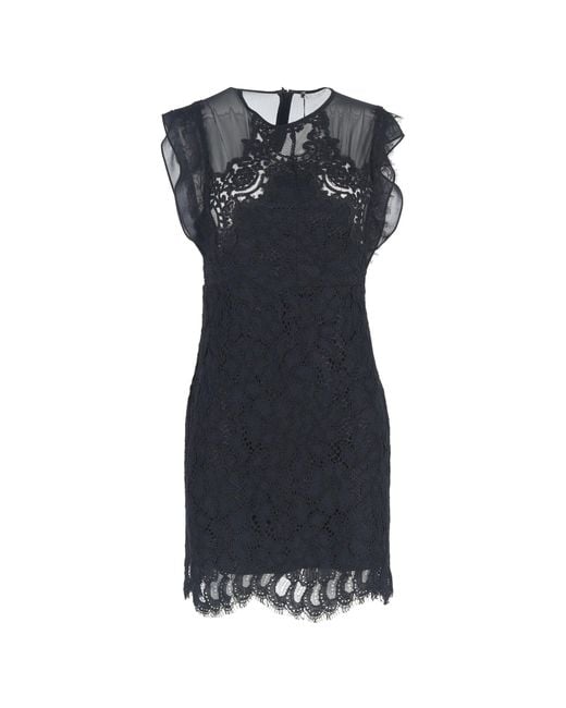 Sandro Sandro Ornella Lace Dress in Black | Lyst