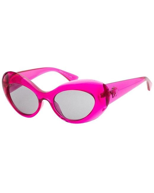Versace Pink Ve4456u 52mm Sunglasses
