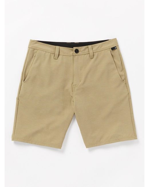 Volcom Natural Slub Frickin Cross Shred Shorts - Dark Khaki for men
