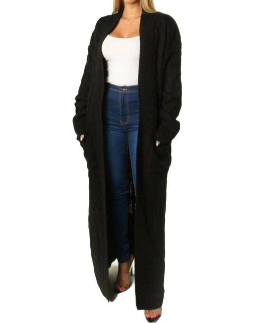 JBLA Black Ultimate Duster With Pockets
