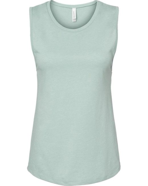 Bella Canvas Green Jersey Muscle Tank