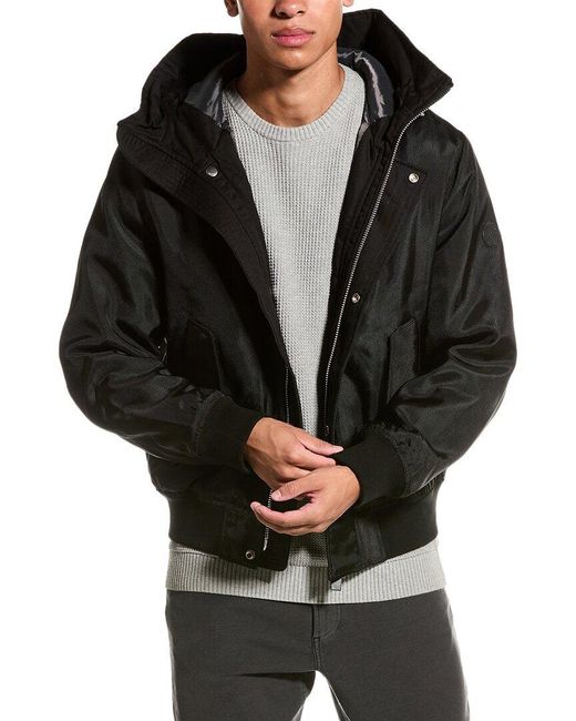 ARMANI EXCHANGE Bomber Jacket in Black for Men Lyst