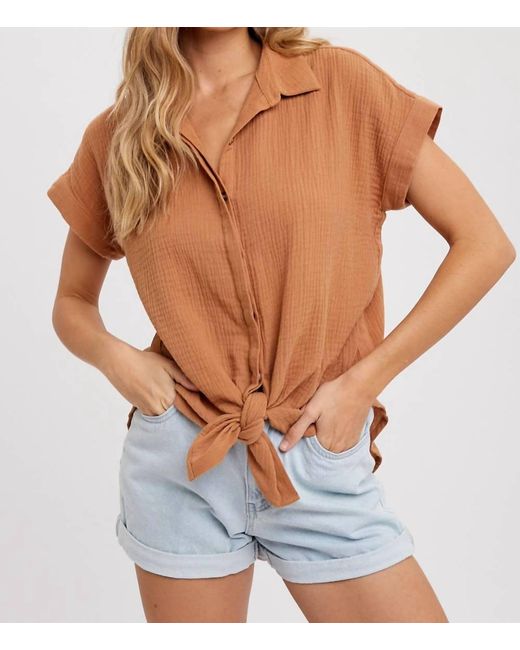 Bluivy Blue Essential Button Up Shirt