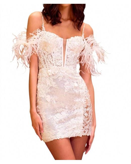 sherri hill feather dress short Buy dress style 55879 designed by SherriHill