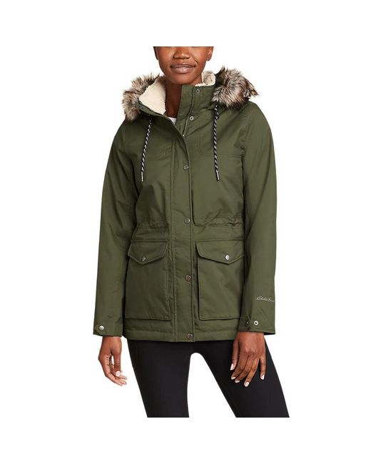 Eddie Bauer Riley Insulated Jacket in Green Lyst