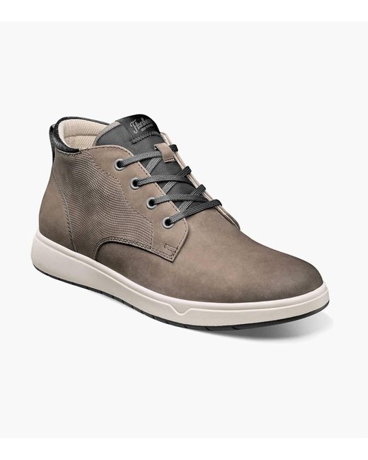 Florsheim Gray Heist Plain Toe Chukka Boot for men