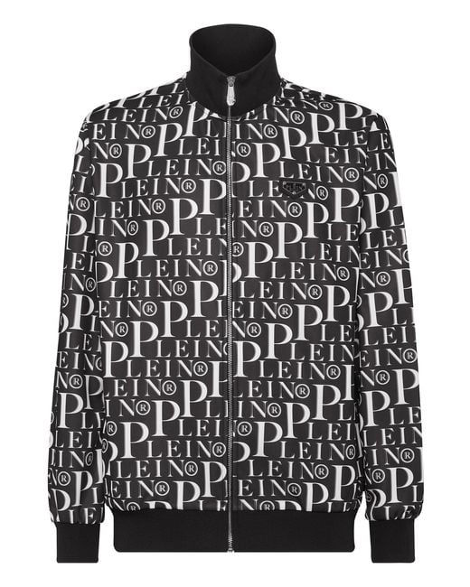 Philipp Plein Black Jacket for men