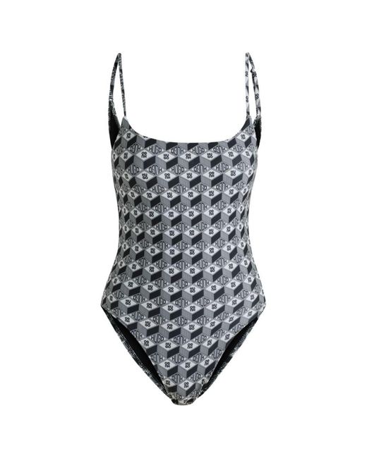 HUGO Black Patterned Women's Swimwear Size S