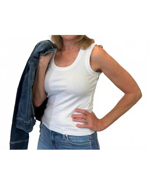 Bobi Blue Shell Tank Top