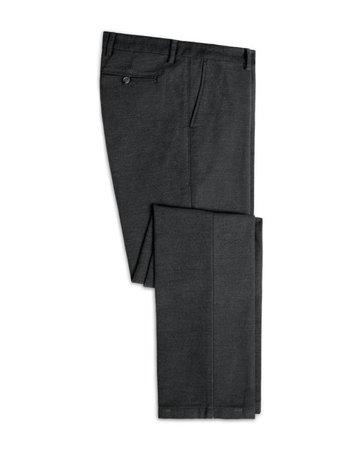 Scott Barber Black Stretch Moleskin Chino Pants for men