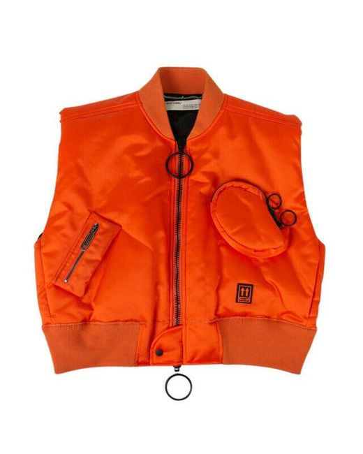 Off-White c/o Virgil Abloh Arrows Vest Jacket - Orange for men