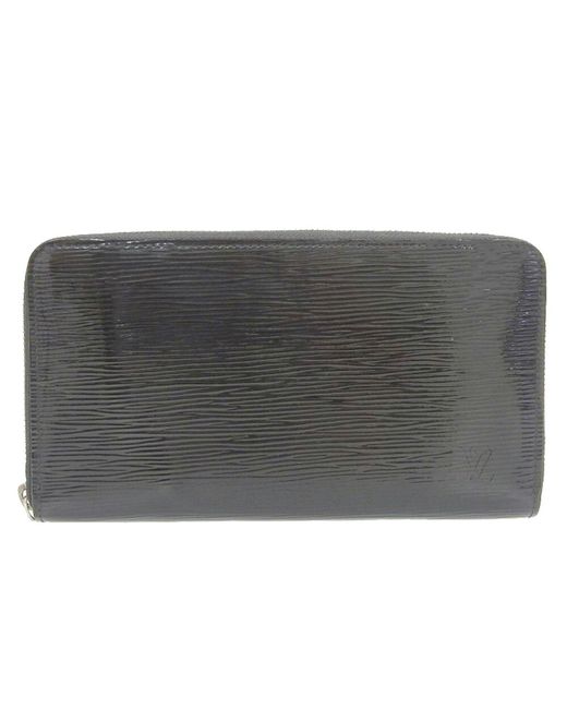 Louis Vuitton Black Zippy Wallet Leather Wallet (pre-owned)