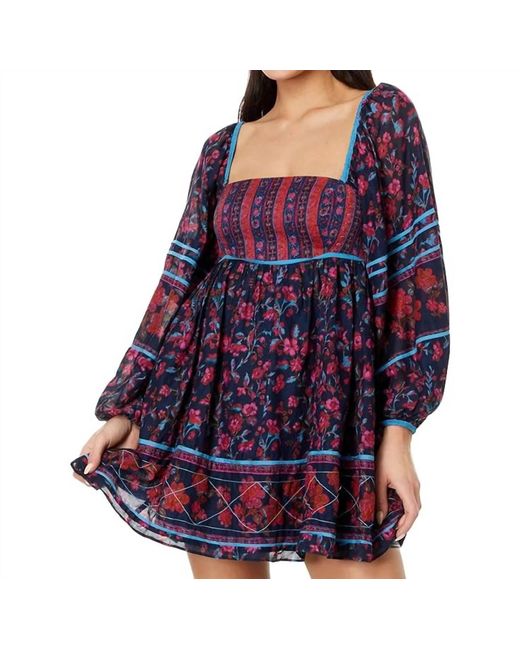 Free People Blue Endless Afternoon Mini