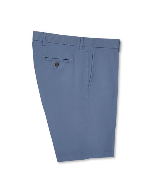 Scott Barber Blue Cotton/silk Stretch Short for men