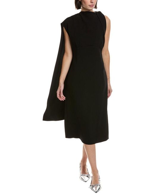 Proenza Schouler Black Maude Midi Dress