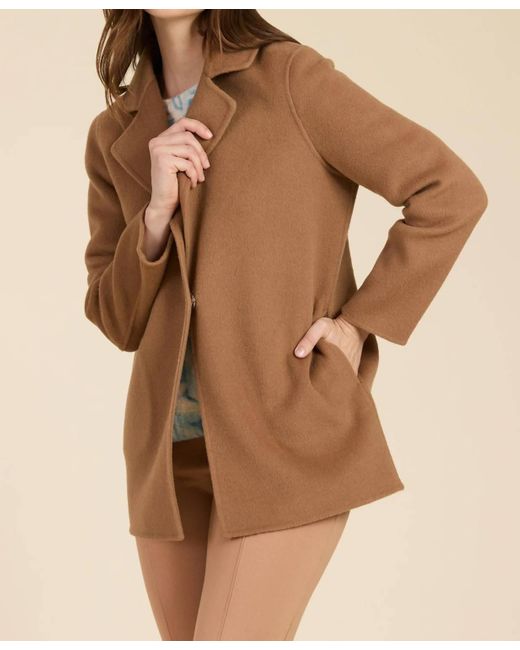 tyler boe Brown Shannon Solid Top Coat