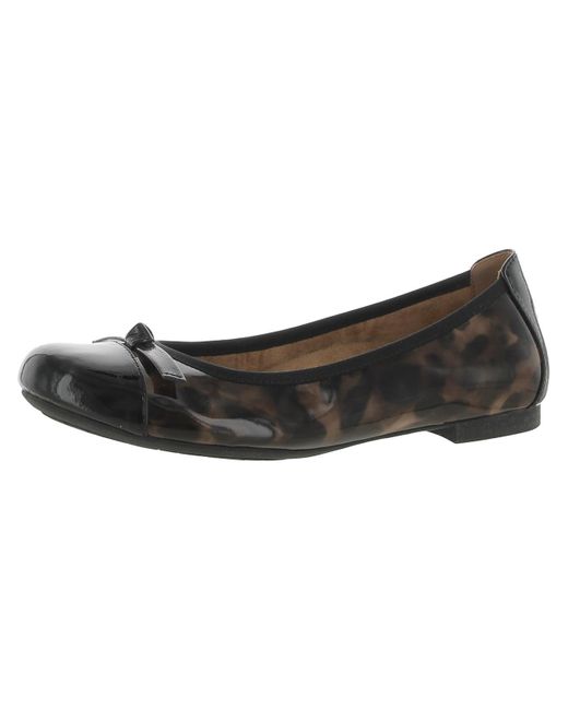 Vionic Brown Amorie Flexible Fit Synthetic Outsole Ballet Flats