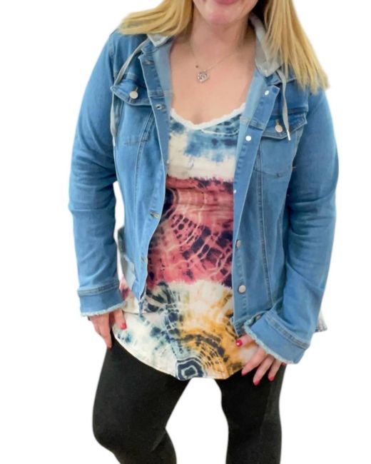 White Birch Blue Denim Jacket