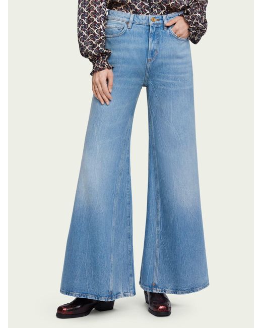 High-rise Extra Wide-leg Jeans 