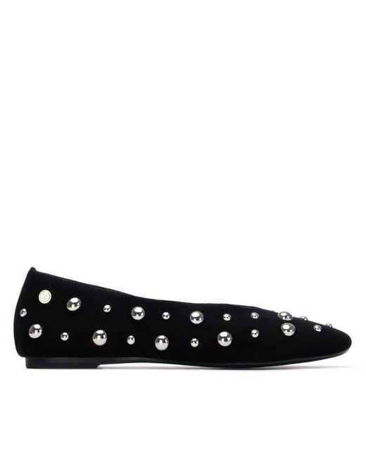 Xti Black Microfiber Shoes