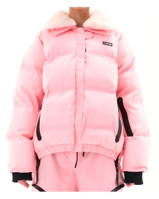 P.E Nation Pink Saroma Snow Jacket
