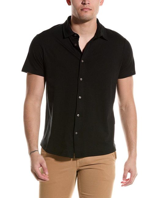 Slate & Stone Black Button-up Shirt for men