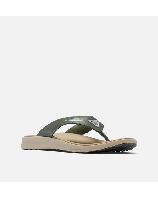 Columbia Gray Fish Flip Pfg 2 Bm0291-339 Flip Flop Fishing Sandal Tf9674 for men