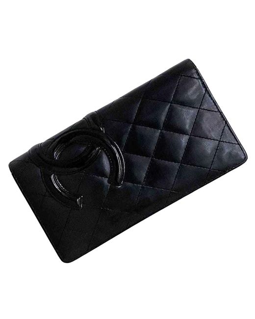 Chanel Black Cambon Leather Wallet (pre-owned)