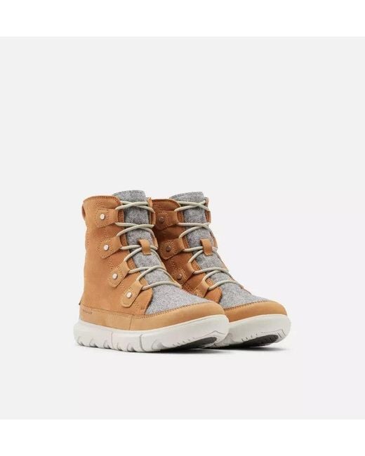 Sorel Brown Explorer Ii Joan Waterproof Suede Winter Boots Ver127