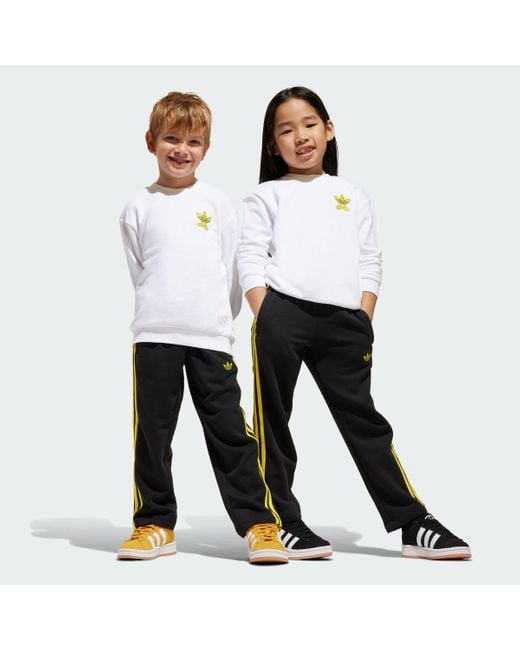 Adidas White Kids' Originals X Smiley World Crew Set for men
