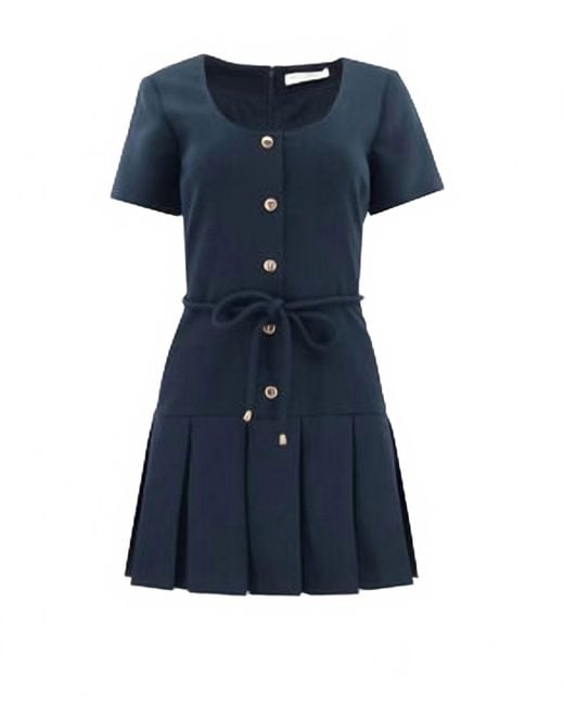 Amanda Uprichard Blue Hyacinth Dress