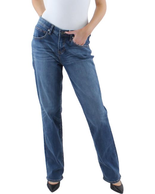 Jag Jeans Blue Eloise Denim Whisker Wash Bootcut Jeans
